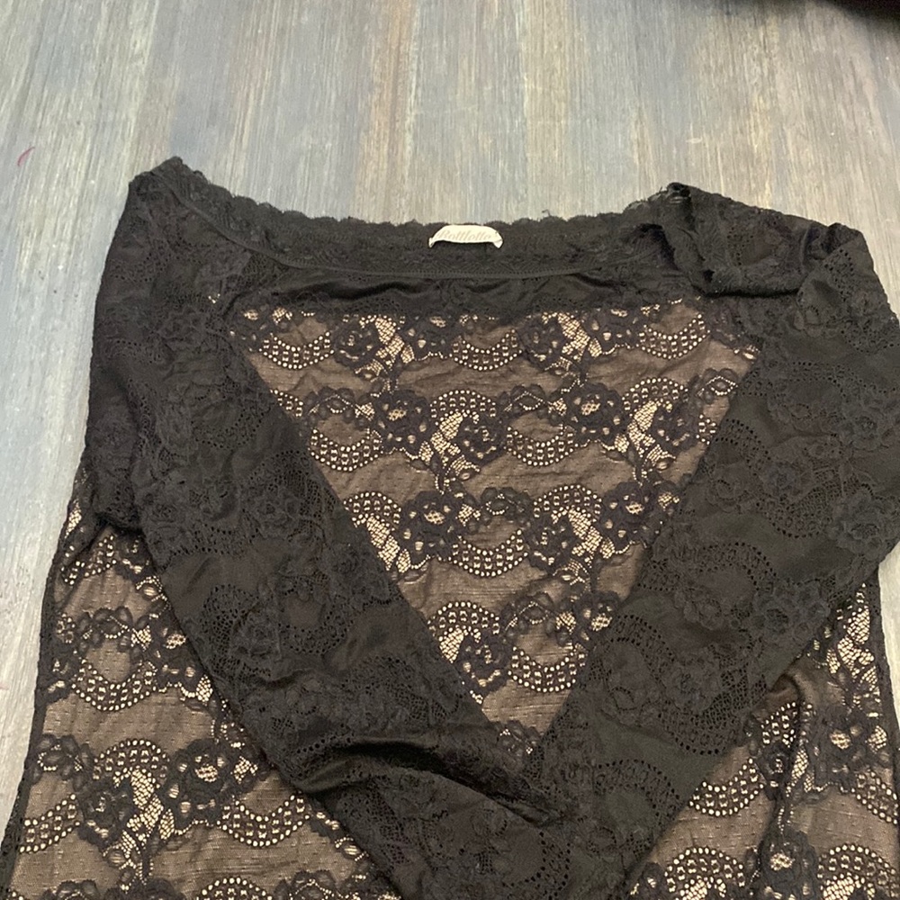 Women’s black lace dress